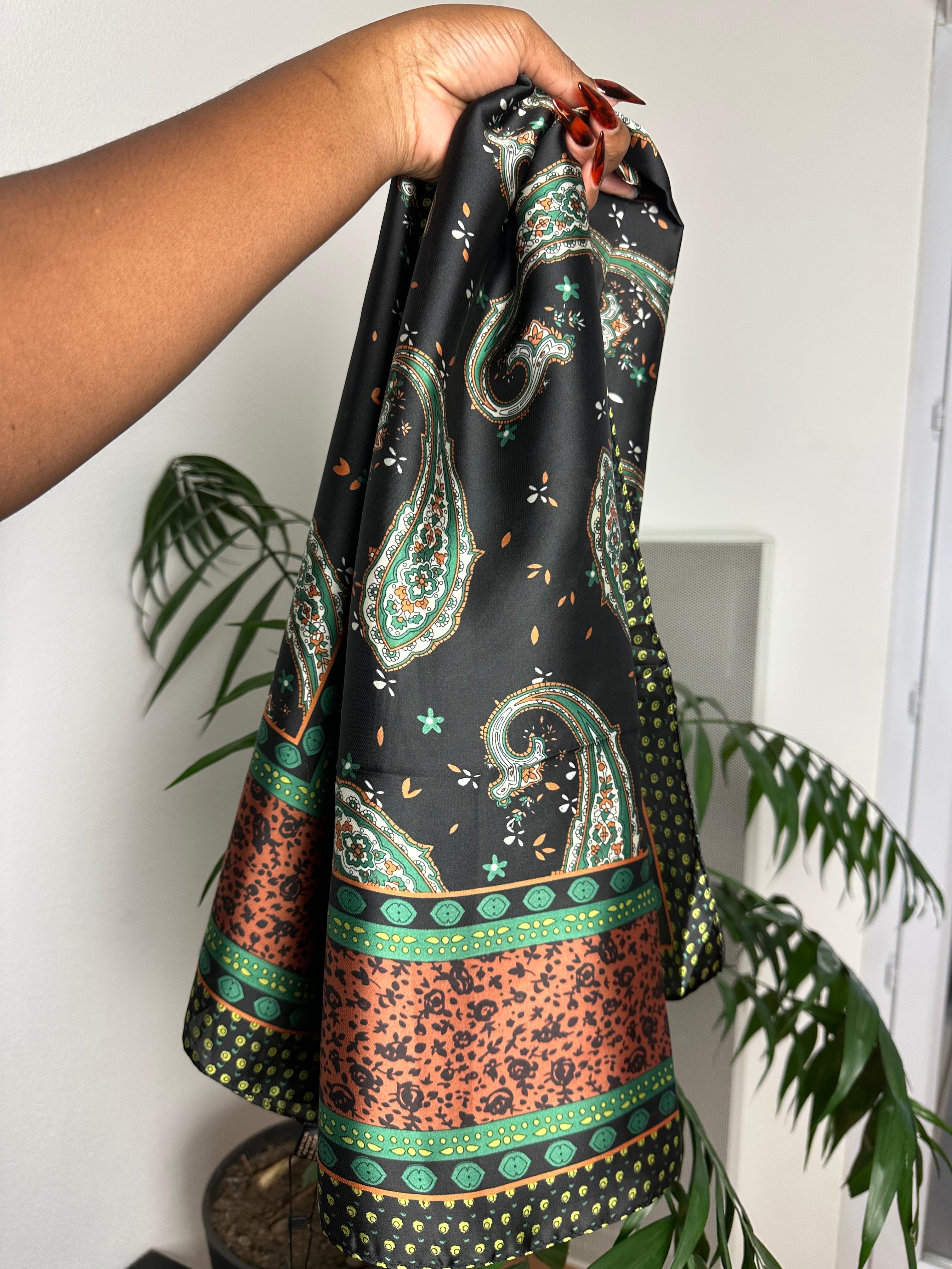 Foulard satiné 90x180cm