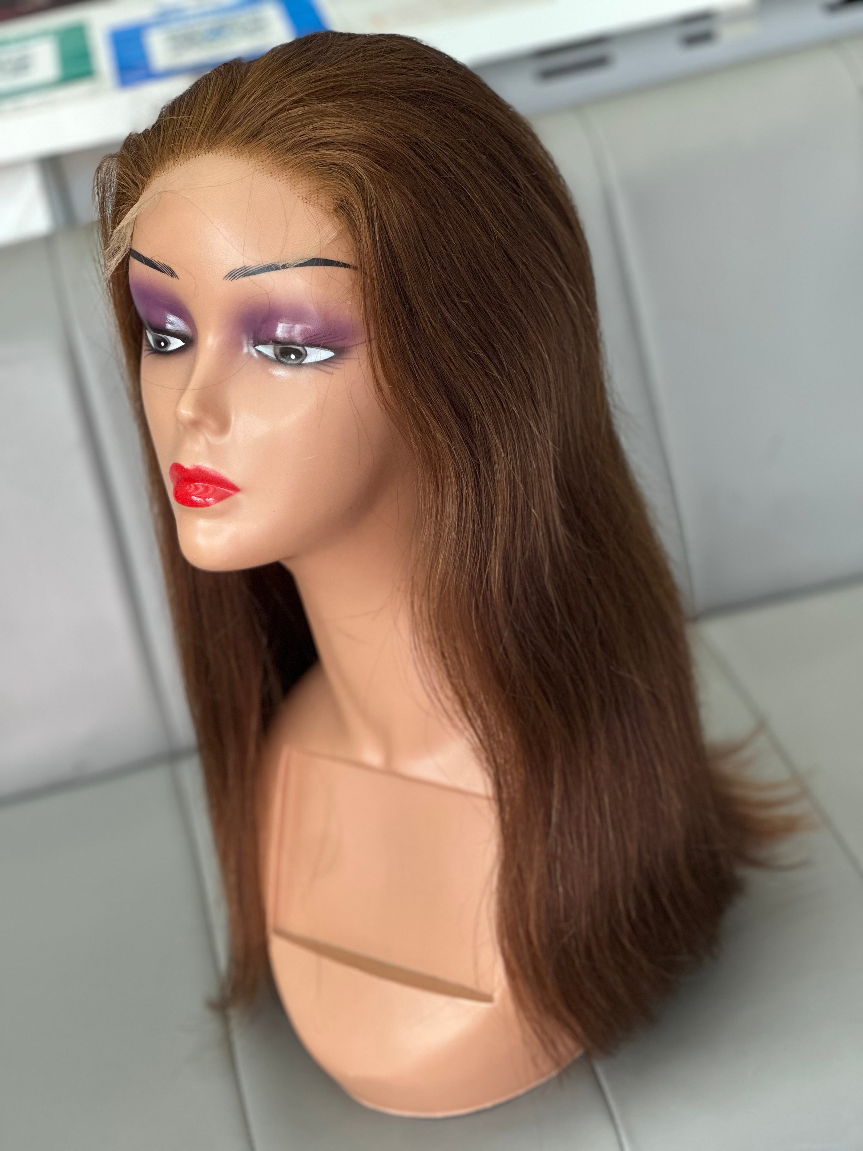 Straight wig