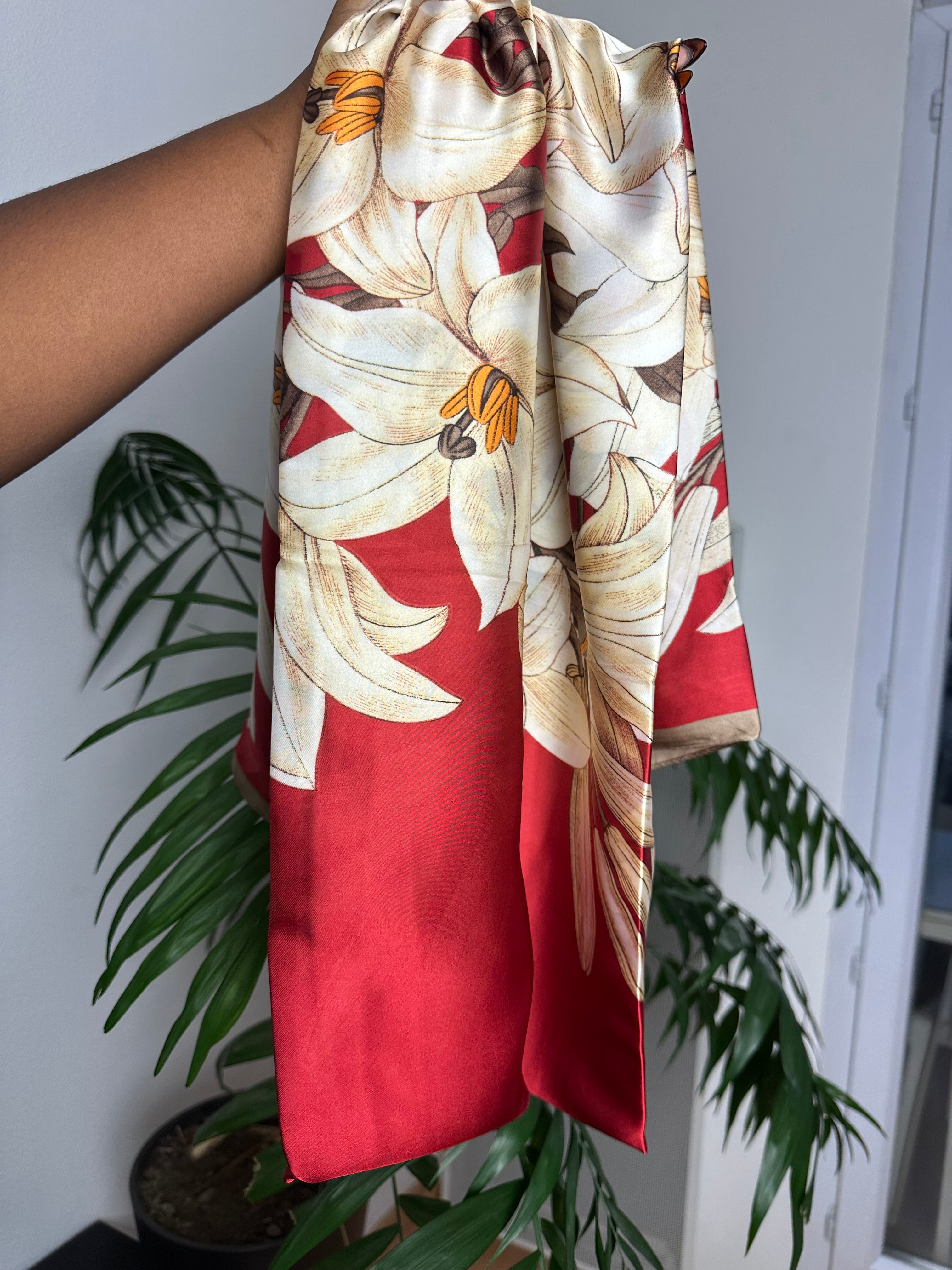 Foulard satiné 90x180cm